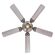 Westinghouse Scholar シーリングファン ブラック (73048) / CEILING FAN BLACK 52"