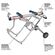 Bosch Gravity-Rise マイターソースタンド (T4B) / MITER SAW STAND 48.42"H