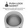 Brumate Hopsulator Slim 缶用真空断熱ホルダー ゴールドレオパード (DWHS12GLE) / CAN INSULATR GLD LG 12OZ
