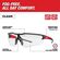 Milwaukee 防曇性安全メガネ (48-73-2012) / SAFETY GLASSES BK/RD 1PK