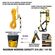 DeWalt 落下保護3点キット (DXFP110050) / FALL PROTCTION KIT BK/YW