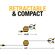 DeWalt 3イン1ケーブル (131 1364 DW2) / 3 IN 1 CABLE BLK/YLW 3'