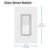 Lutron Caseta スマートロッカースイッチ (DVRF-5NS-WH-R) / ROCKER SWITCH SMART 120V