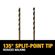 DeWalt Black & Gold ハイスピードスティール製ドリルビット 2本入 (DW1104) / DRILL BIT 1/16" 2PK