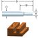 VERMONT AMERICAN　ストレートルータービット 1/4インチ (23102) / ROUTER BIT 1/4" STRAIGHT