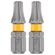 DeWalt Max Fit トルクススクリュードライバービット2点セット (DWA1TX25MF2)