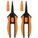 Fiskars Softgrip ストレートエッジ剪定ばさみ 2個入 (399241-1002)