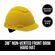 3M SecureFit キャップスタイルヘルメット イエロー (CHH-R-Y6-SL)