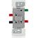 Leviton Decora Edge 3極ロッカースイッチ (E5603-0SW)