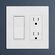 Leviton Decora Edge 改ざん防止コンセント ホワイト 10個入 (E5325-0MW)