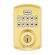 Kwikset Powerbolt 電子デッドボルト ポリッシュドブラス (992500-001)