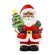 Mr. Christmas LED付アフリカンアメリカンサンタ装飾 (10893AC)
