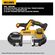 DeWalt 20V MAX XR コードレス式デュアルトリガーバンドソー (DCS379B)