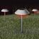 Feit OneSync ソーラーパワー式LED通路ライト ブラッシュニッケル 2個入 (PATHWAY LT LED NCKL 2PK )