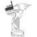 StealthMounts Milwaukee M12 マグネット式ビットホルダー (BH-MW12-RED-2)