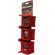 StealthMounts Milwaukee M18 バッテリーマウントホルダー 6個入 (BM-MW18-RED-6)