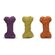 Allure Products Hugglehounds フリース製骨型犬用玩具 3個入 (10312)