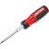 Craftsman Push-n-Pick ラチェット式マルチビットスクリュードライバー7点キット (CMHT68131)