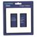 Lutron Claro ウォールプレート 2ギャング ライトアーモンド (CW-2-LA)