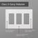 Lutron Claro ウォールプレート 3ギャング ホワイト (CW-3-WH)