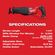 Milwaukee M18 FUEL Super Sawzall レシプロソー (2722-20)