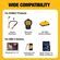DeWalt 2ポートUSB C 車​​用充電器 (141 0484 DW2)