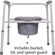 Carex Health Brands デラックス折り畳み便器 (FGB34100 0000)