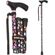 Brazos Walking Sticks バブル柄折り畳み式ステッキ (502-2000-5100)