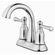 OakBrook Verona 2ハンドル式バスルームシンク蛇口 クロム (67579W-6301)