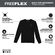 Milwaukee Freeflex 男性用長袖ワークTシャツ ブラック Mサイズ (604B-M)