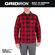 Milwaukee Gridiron 襟付フランネルシャツ レッド XLサイズ (M551R-XL)