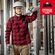 Milwaukee Gridiron 襟付フランネルシャツ グレー XLサイズ (M551G-XL)
