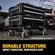 DeWalt ToughSystem 2.0 DXL 2段式浅型引き出しツールボックス (DWST08520)
