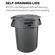 Rubbermaid Brute ゴミ箱用蓋 ホワイト (FG260900WHT)
