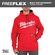 Milwaukee FreeFlex ユニセックス長袖パーカー レッド Mサイズ (352R-M)