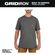 Milwaukee Gridiron 半袖Tシャツ グレー XXLサイズ (605G-2X)