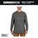 Milwaukee Gridiron 長袖Tシャツ グレー Mサイズ (606G-M)