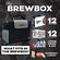 Kanga BrewBox ランチバッグクーラー ブラック＆レッド (BX1-ST-ACE1)