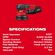 Milwaukee Tool M18­ Fuel ランダムオービットサンダー (2837-20)