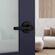 Kwikset Smartkey Security キー付エントリーレバー マットブラック (94050-705)