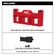 Milwaukee PACKOUT  M18用バッテリーラック (48-22-8603)