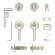 Kwikset Henley レバー＆シングルシリンダーデッドボルト (96900-450)