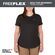 Milwaukee Freeflex 女性用半袖Tシャツ ブラック Lサイズ (F452B-L)