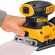 DeWalt  コード式パームサンダーキット 1/4シート (DWE6411K) / PALM SANDER KIT 1/4SHEET