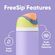 Owala FreeSip 注ぎ口蓋付ウォーターボトル ローズクオーツ (C07738)