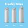 Owala FreeSip 注ぎ口蓋付ウォーターボトル コースタルミスト (C07041)