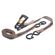 Keeper KwikFeed ラチェットタイダウン グレー 500ポンド 2個入 (43570)