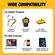 DeWalt 2ポート付車用USB充電器 (141 0479 DW2)