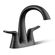Sterling Endusk センターセットバスルームシンク蛇口 マットブラック (R38671-4D-BN)