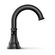 Kohler Facile センターセットバスルームシンク蛇口 マットブラック (R38805-4D-BL)